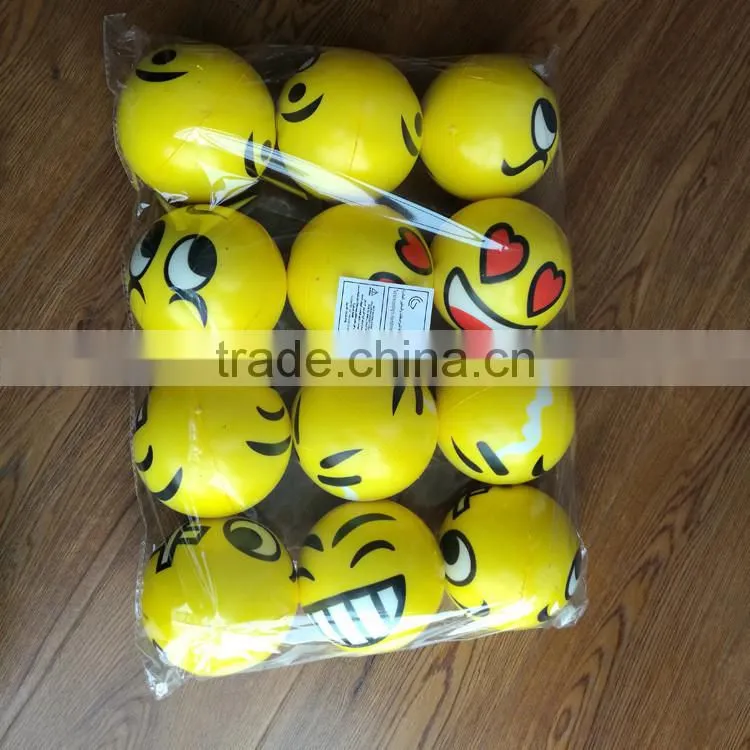 Wholesale Emoji PU Ball Toy Ball For Kids