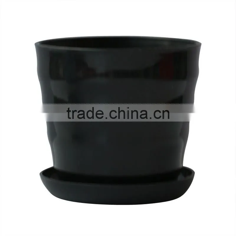 Familiar with ODM design cheap economic plastic flower pot