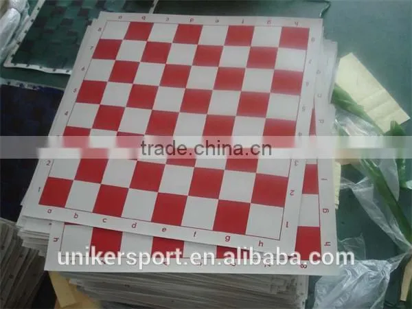 chess&checker type PVC chess borad