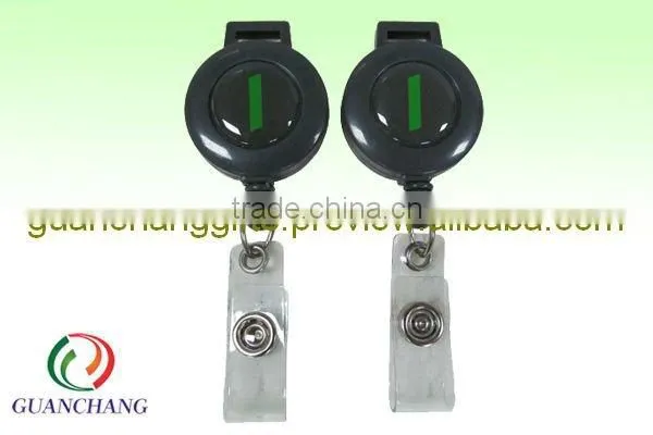 metal yoyo badge with metal hook