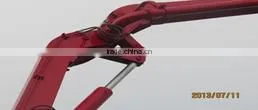 18m small trailer mounted concrete boom pump