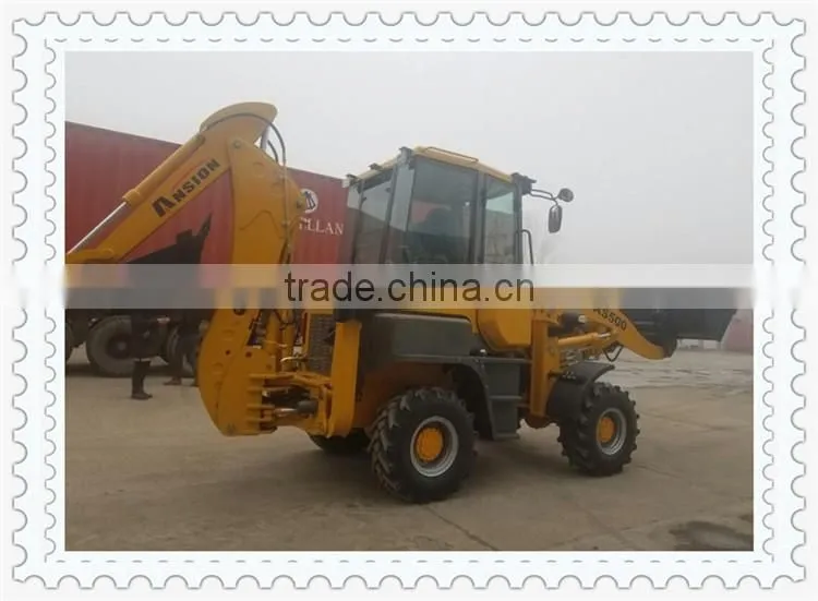 AS500 used 4WD mini articulated backhoe loader