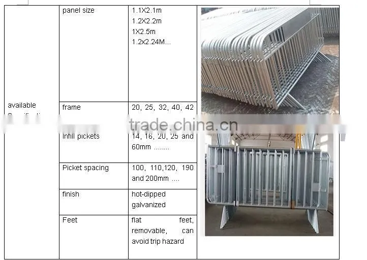 decorative safety plastic barrier fence(professional anufacturer)