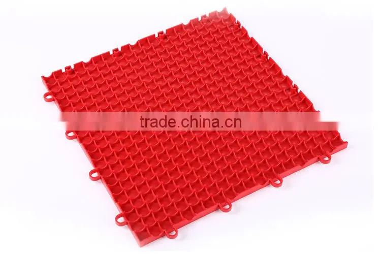 Water proof outdoor plastic floor tiles for store rooms