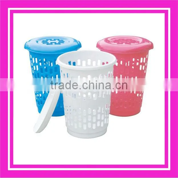 plastic storage laundry basket