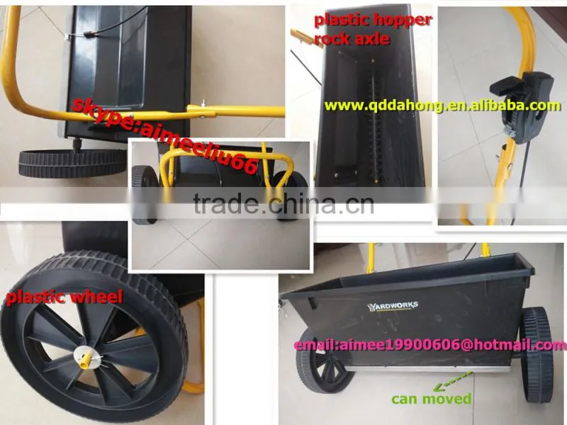 fertilizer sprayer with plastic hopper