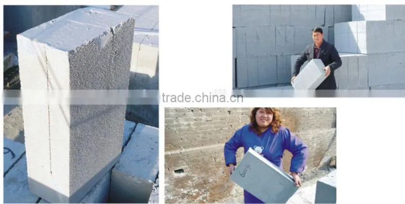 2016 new design foam concrete clc brick machine