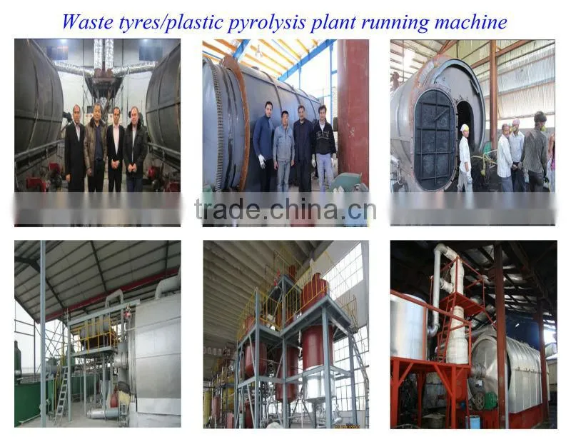 NON-POLUTION Pyrolys Waste Plastic To Oil Machine