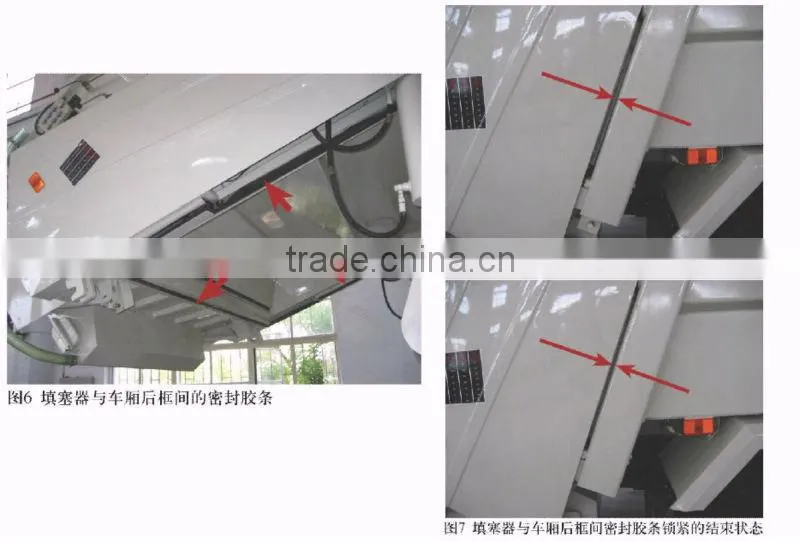 dual pumps and circuits electric garbage truck in China