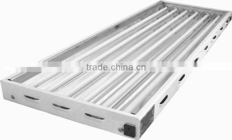 high lumen lamp hydroponics t5 fluorescent lighting fixture with reflector
