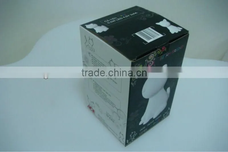 Battery operated LED color changing night light to be kids friend