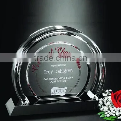 2016 graceful crystal glass awards trophies