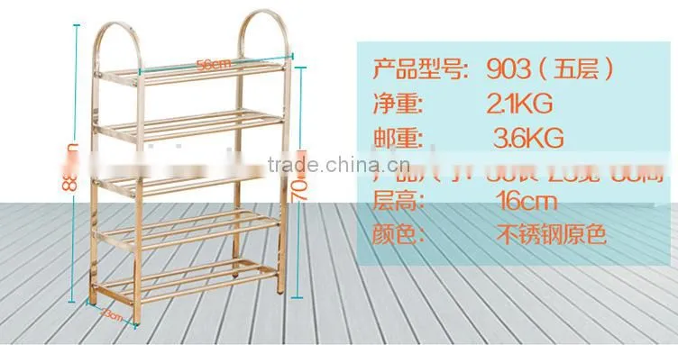 Vivinature steel pipe shoes rack and shoes storage