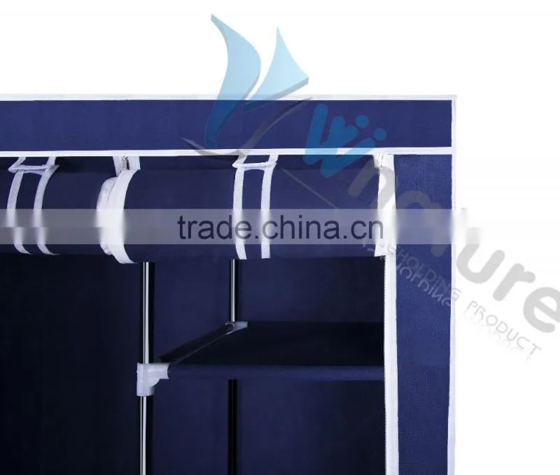 folding fabric Wardrobe, portable wardrobe for bedroom,canvan wardrobe