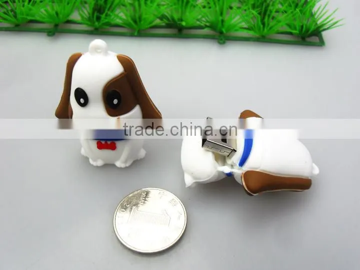Creative gift dog usb flash drive shell
