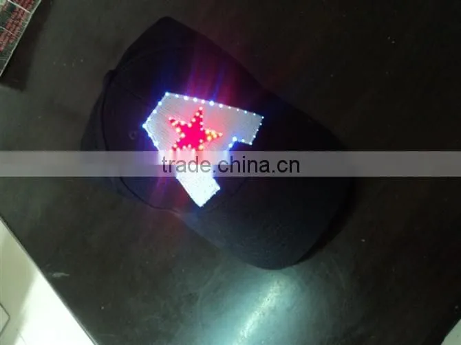 led night light trucker cap/vans trucker cap