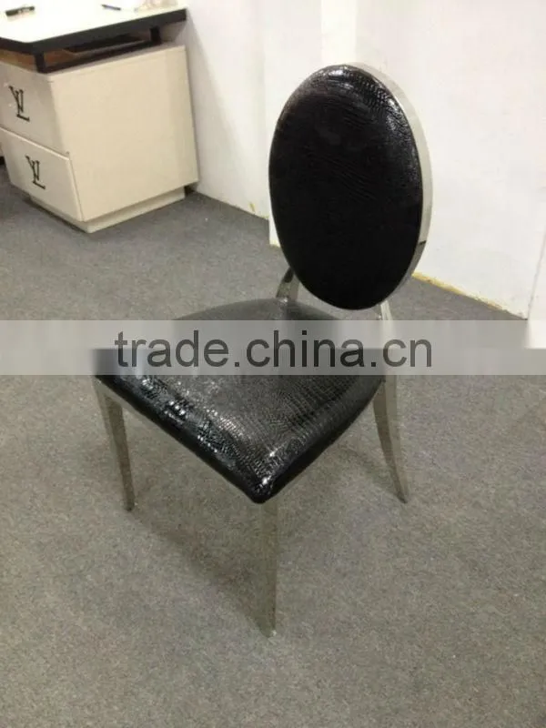 Luxury living room Furniture stainless steel chairs