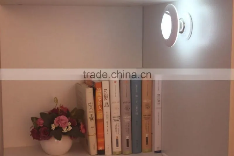 New Arrival Creative Cool UFO 360 Revolve Lighting Lamp, USB Charge LED Human Body Sensor Night Light