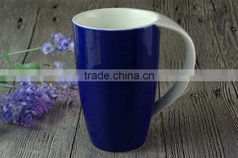 wholesale 400ML Glaze color porcelain coffee mug promotional mug