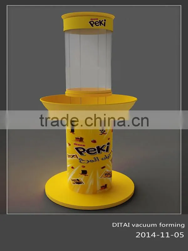 OEM design vacuum forming plastic display products