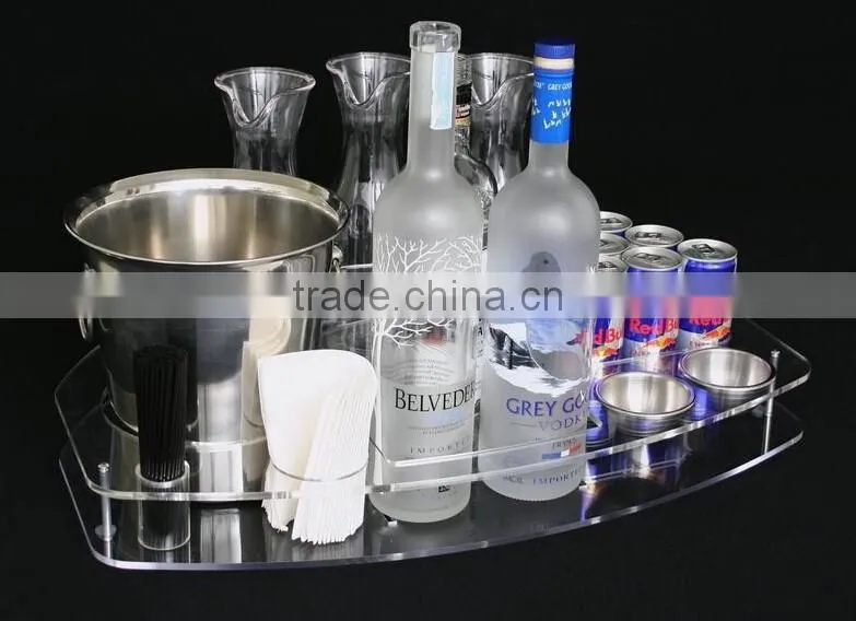 Acrylic liquor wine beer bottle display