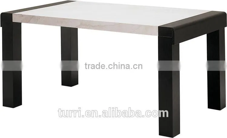 modern marble black oak base TV stand