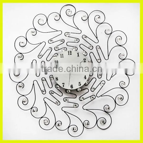stainless wall clock,metal wall clock