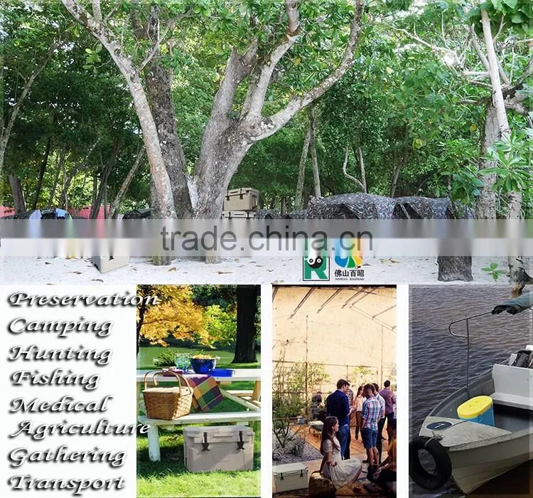 ALL SIZE Trolley PE plastic portable round picnic cooler box for bike