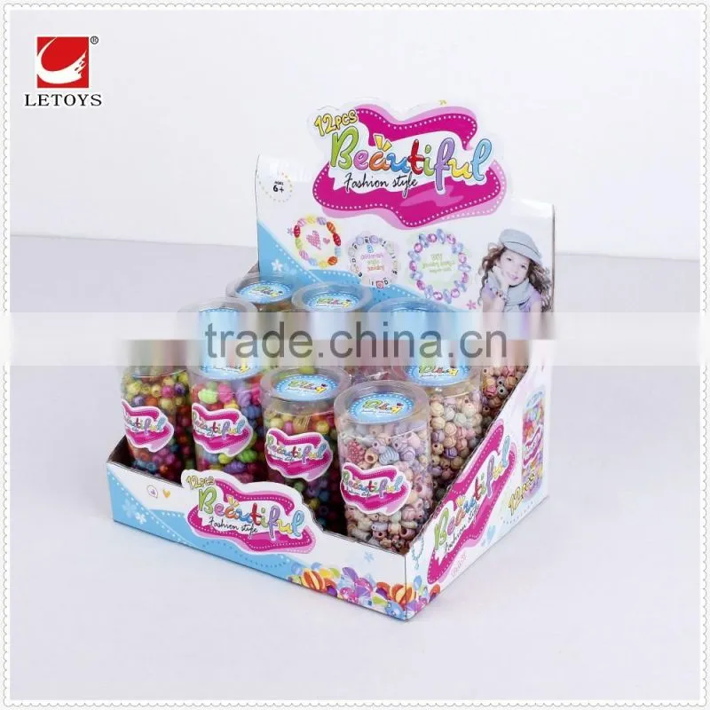 hot sale colorful educational plastic DIY beads toys