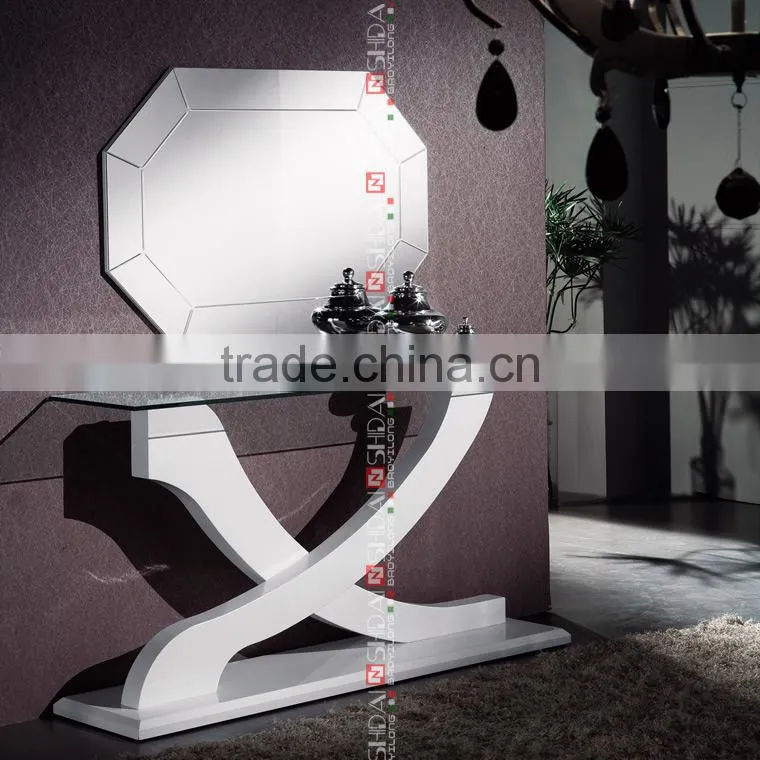 console table white / console table with mirror / cheap modern console tables E-128