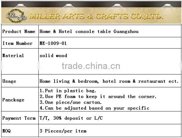 Nice design High quality console table