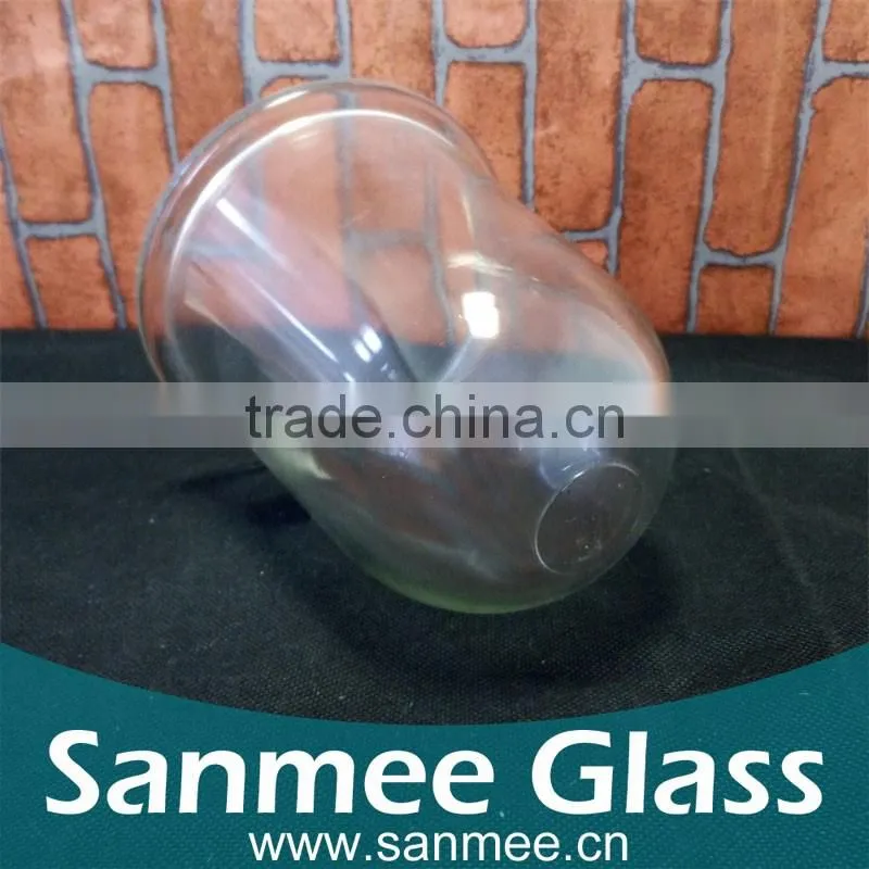 Factory High Quality Glass Lamp Cover Glass Halogen Lamp Cover
