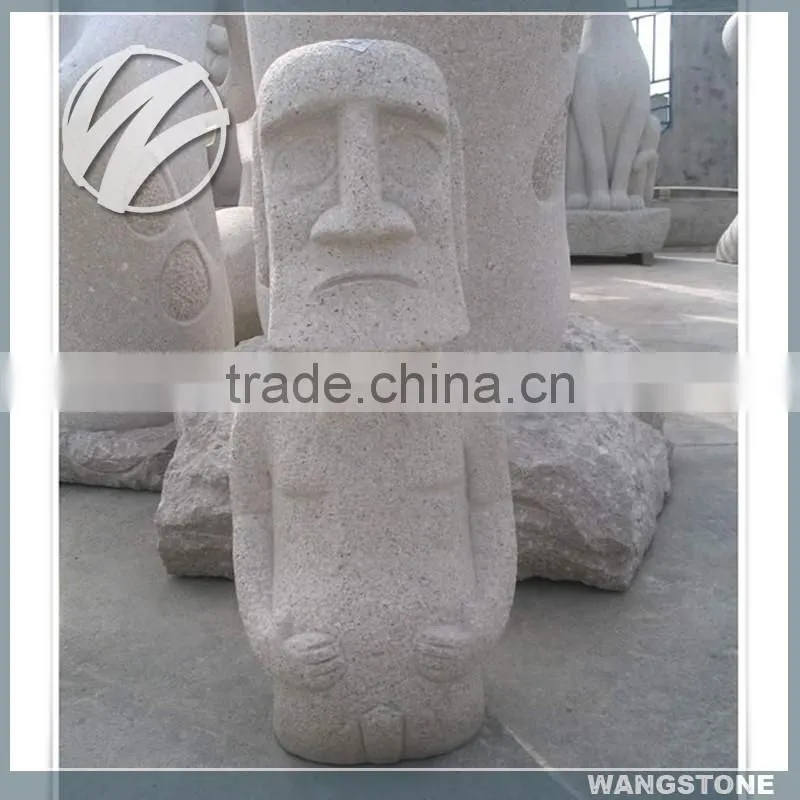 Modern abstract stone sculpture