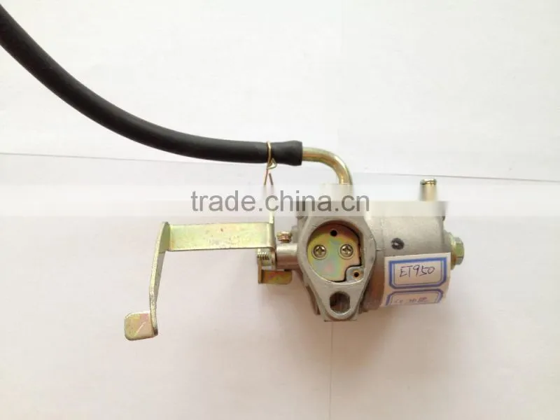 ET950 generator spare parts, gasoline generator engine parts carburetor