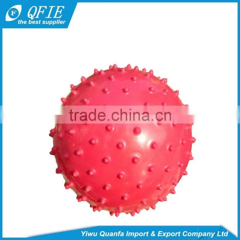 High quality non-toxic PVC 10cm baby massage ball with nubs