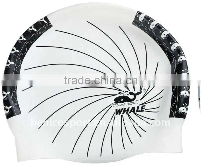 dome swim caps,dome swimming caps,2 layers coated swim cap