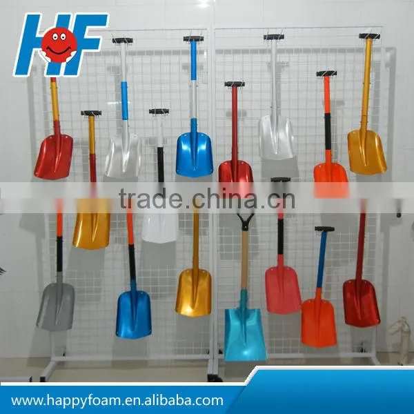 colorful aluminum garden tools snow shovel