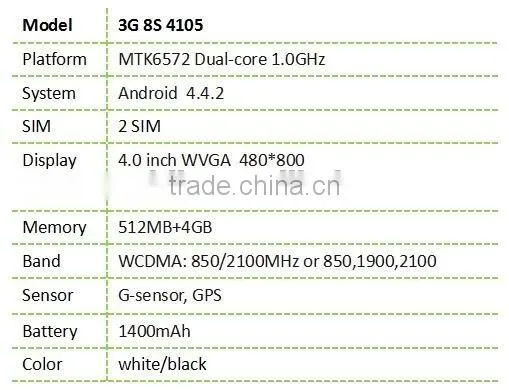 8S mobile 3G 8S4105 4.0" small size mobile phones