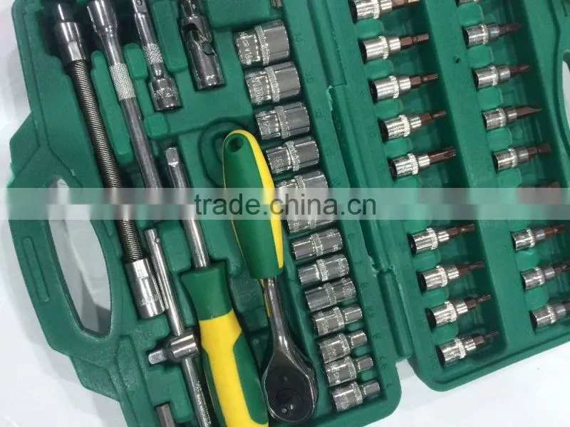 BERRYLION 46pcs auto repairing household tool kit socket set with high quality