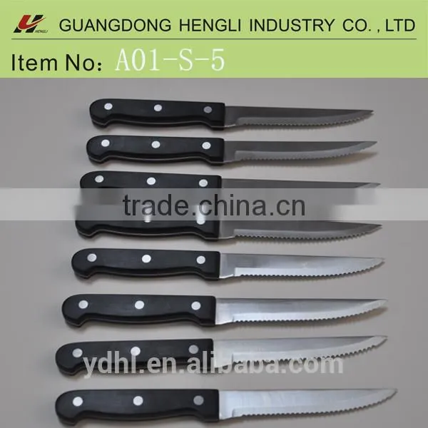 Resonable price stainless steel steak knife
