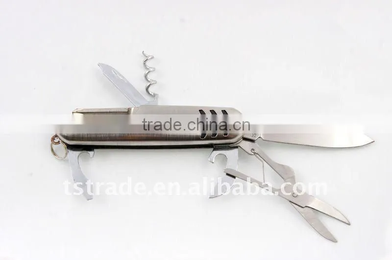 2014"stock" Mini stainless steel multi function pocket kinife tools K3007G3