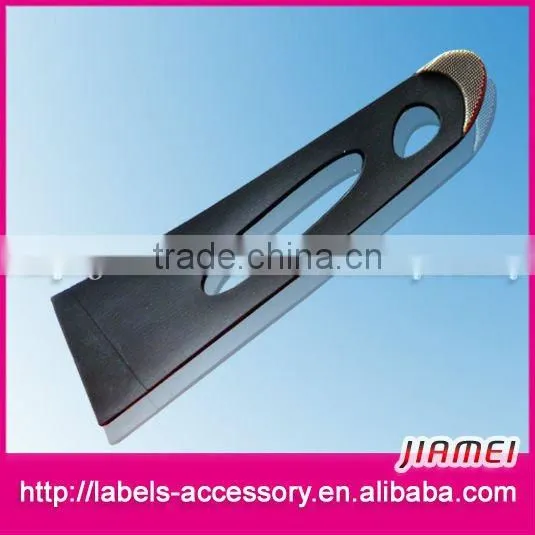 soft rubber silicone sleeve tab iron-on garment tape