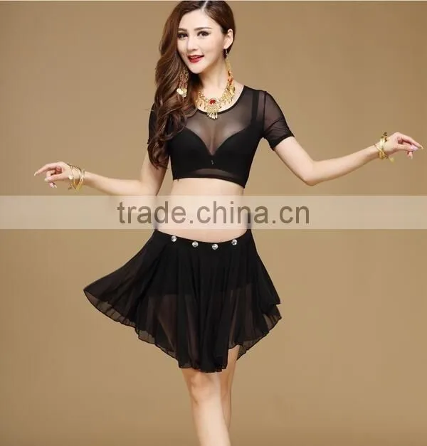 Oriental mesh belly dancing leasson wears