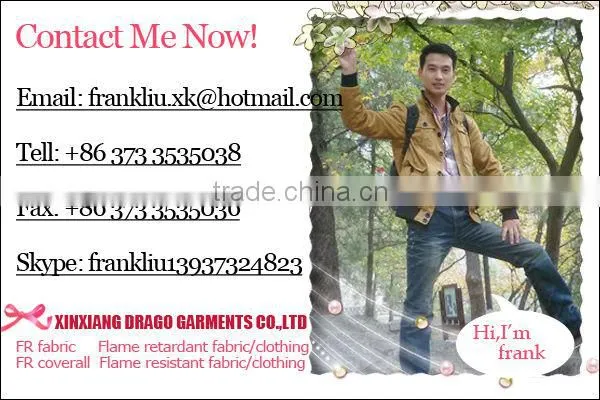 C60/T40 top quality fireproof fabric for FR clothing