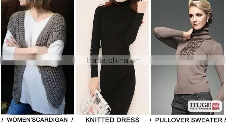 Customized Size OEM Service Women'S V Neck Sweater