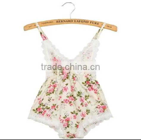 Summer Newborn baby Clothes Floral Romper Wholesale Cheap Girls newborn Rompers.