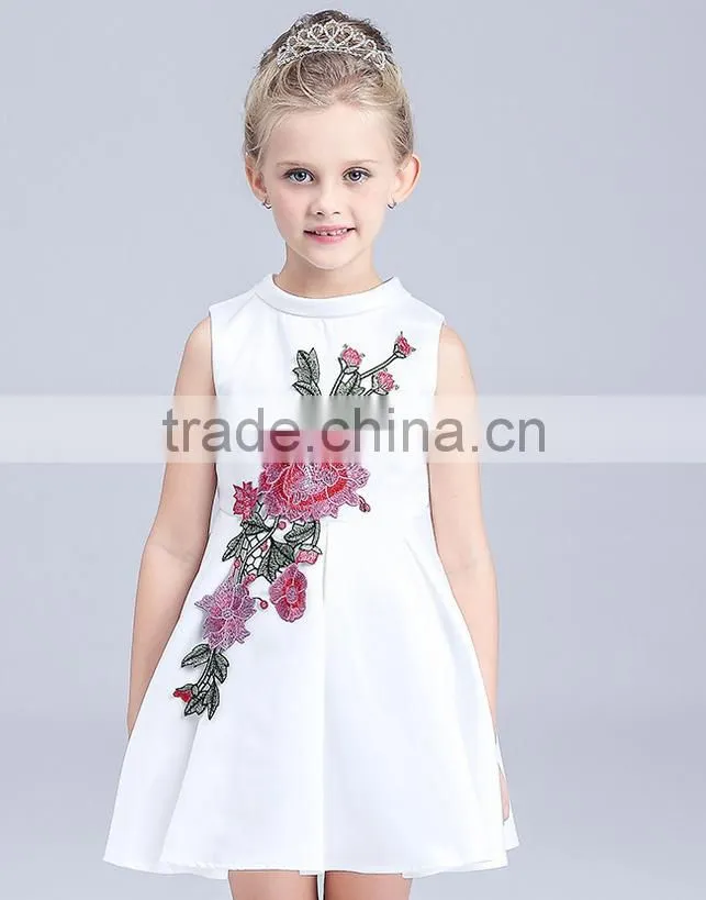 2016 new girl dress embroidered puffy pettiskirt princess skirt summer