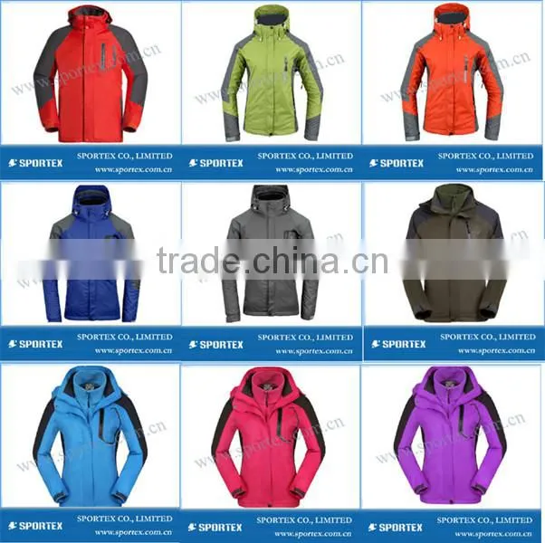 2014 New design 3 in 1 ladies snowboard jacket, womens hot snow ski jacket 2014,new design ladies ski apparel