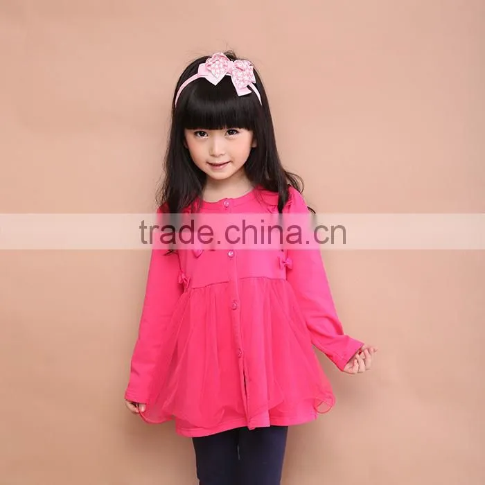 2016 fashion design baby girl clothes for autumn and spring