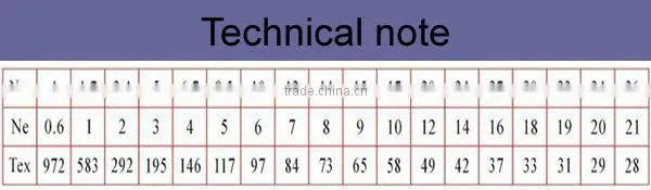 NE16s 2 for weaving yarn doubling winder